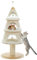 PAWZ Road Árbol de Navidad para Gatos, Torre de Varios Niveles de 130 cm Con Poste Rascador de Sisal de 14 cm y 3 Condominios Grandes