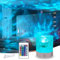 LED Sternenhimmel Projektor Kinder,Nachtlicht Nordlicht Projektor mit Fernbedienung,Polarlicht Lampe,Ocean Lamp Aurora Light,Luxocean Lampe Galaxy Projector,Skylight Projector,Tischleuchte