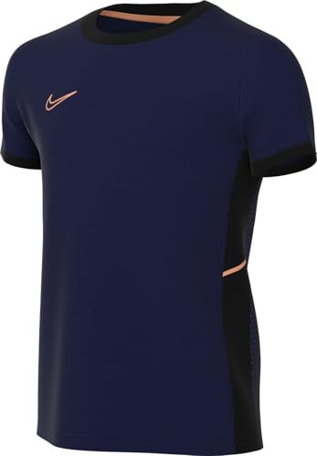 Nike Kinder Dri-Fit Academy25 Ss -Pd T-Shirt, Blue Void/Black/Orange Pulse, 134/140