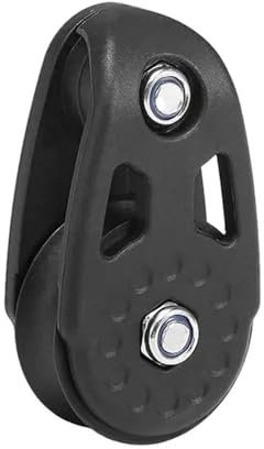 YCHUCH Plastik Kajak Riemenscheibe Block Scheibe Block Folienschiene Trolley Scheibe Wassersport Hardware Für Kajakkanusboote