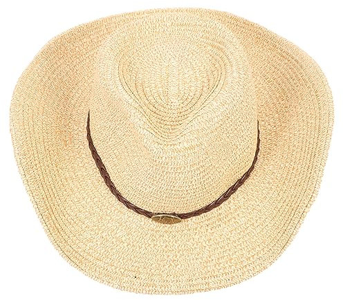 LIFKOME Chapeau De Paille En Jean Panama Chapeaux De Soleil Pour Hommes Fédora Hommes Casquette Panama De Voyage Casquettes Pour Femmes Bonnet Bébé Beige Paille