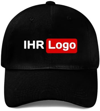 ROHBVMN Basecap personalisiert mit Foto/Logo/Text | Verstellbare Kappe für Männer & Frauen | personalisierte Schirmmütze selbst gestalten | Mesh Cap Baseball Cap Herren Damen