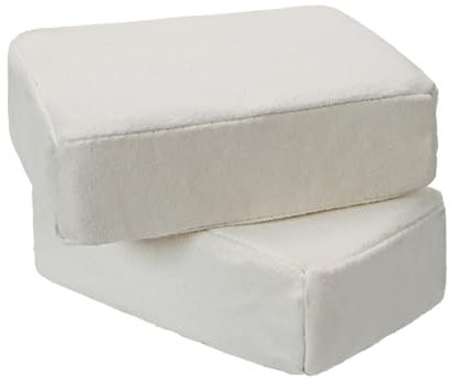 Casoter Car Demister Pad, Chamois Leather Windscreen Fog Remover, Window Condensation Sponge Demister, Pack of 2