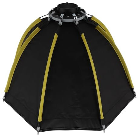 Haofy Softagon Softbox 50 Cm Pliegues Rápidos para Montaje de, Techo Manual de Softbox con Difusores de 2 Capas, Adecuado para Grabaciones de la Compañía