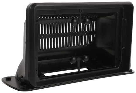 MALUGOGO Radio Installation Kit Audio Face Plate Radio Installation Mount Plastic Black Versatile Use for Truck Large Screen Sound System