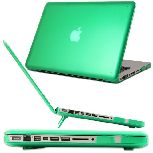 mCover Custodia rigida in policarbonato per Apple Macbbok Pro 13 (modello A1278 con DVD, non per MacBook Pro display retina da 13, colore: Verde