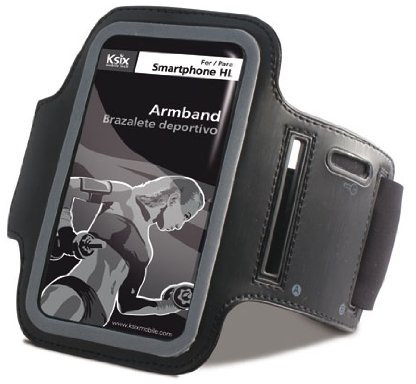 KSIX B0914FBR01 Sport Armband Case mit Armtasche für Apple iPhone 5