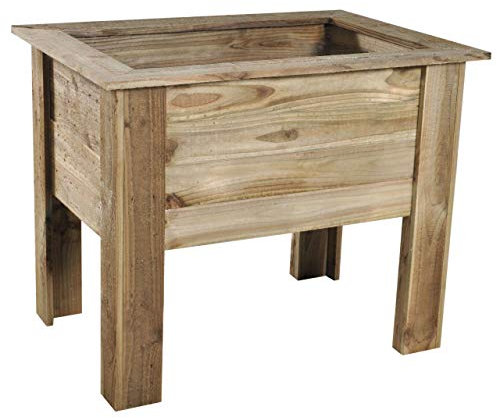 Forest Garden Deep Root Planter 1m x 0.7m Raised Wooden Garden Bed