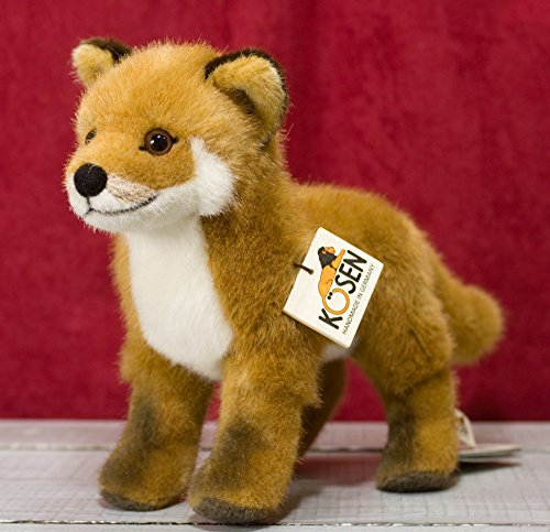 Kösen, Fuchs, 29 cm, stehend, rotbraun, Stofffuchs, Plüschfuchs
