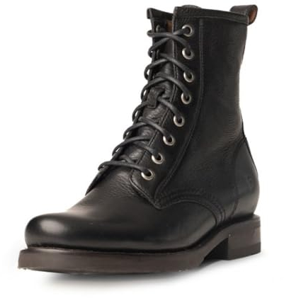 Frye Veronica Combat, Boots Donna, Nero, 38 EU