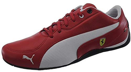 PUMA Herren Sneaker Drift Cat 5 SF, Rot-Weiß, 42.5 EU, Motorsport-Schuhe