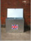 Asa Metal Products Large Galvanised Feed Bin With Two Comparments