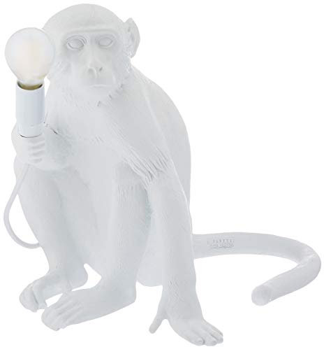 Lampada In Resina Monkey Lamp Cm.34X30 H.32 - Seduta