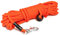 Mystique® Nylon Feldleine rund 7mm neon orange 30m Scherenkarabinerhaken