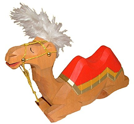 Lotte Sievers-Hahn Kamel liegend aufgezäumt mit Baumwollbeutel