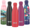 SHO Stainless Steel Water Bottle - Leakproof, BPA Free, No Sweat, Vacuum Insulated Double Walled Metal Flask - Original 2.0-12 Hours Hot 24 Hours Cold (Volcanic Red 2.0 - Powder Coated, 500ml)