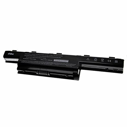 vhbw Batterie Compatible avec Packard Bell EasyNote LM81, LM82, LM83, LM85, LM86, LM87, LM94 Ordinateur Portable (5200mAh, 10,8V, Li-polymère)