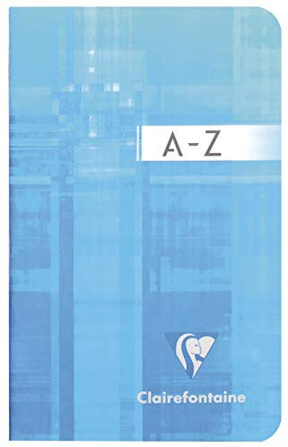 Clairefontaine 3599C - Packung mit 10 Registerbücher 9x14 cm, 48 Blatt, französische Lineatur, 90g, farbig sortiert, 1 Pack