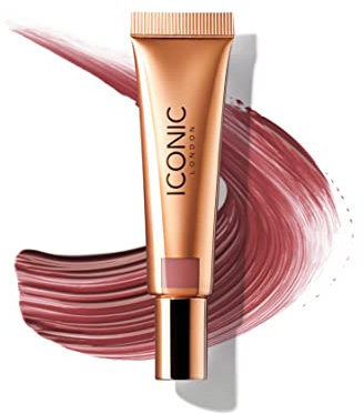 ICONIC London Blush Líquido para Mejillas y Labios 12.5ml, Berry Boom