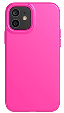 tech21 Evo Slim - Custodia per Apple iPhone 12 e 12 Pro 5G, antimicrobica, anti-germi, con protezione contro le cadute da 2,4 m, fucsia mistico