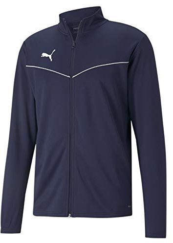 PUMA Herren Teamrise Poly Jacket Trainingsjacke, Dunkelblau, XXL EU