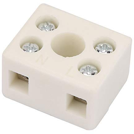 Keramikklemmenblöcke, Hochfrequenz-Porzellan-Drahtklemmenanschlüsse, 5-teiliger hochwertiger Drahtstecker 2 Position 5-Loch-Keramik-Kabelklemmenblock