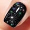 YTD Likomey UV Gellack Nagellack Gel,15ml Mehrfarbiger Schwarzer Glitzer Soak Off Farbgel Nagelgel Maniküre Farbe Gel Nail Polish,CS024