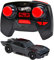 Hot Wheels Batmobil R/C ferngesteuert - Maßstabsgetreues Batmobil (bis zu 800km/h), Rampe und Fernsteuerung für Sammler, Batterien mit enthalten, Kinder ab 5 Jahre - HJT85