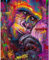 Fokenzary DIY Peinture par numéros Toile de peinture pour enfants ou adultes Débutant avec pinceaux et peintures acryliques sans cadre (40x50cm)