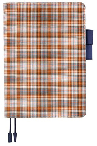 Hobonichi Techo Cousin Cover [A5 Cover Only] Shirt Fabric: Brownie Plaid