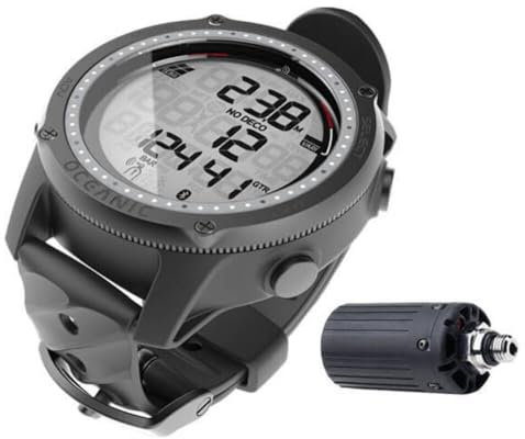 OCEANIC Reloj Geo Air Dive | Conéctate a tu smartphone a través de la aplicación DiverLog+ | Pantalla grande y fácil de leer | Integración de aire | Paquete con transmisor de aire inalámbrico