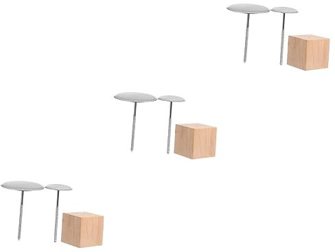 HEMOTON 3 Ensembles Décoration Décor De Fleurs De Glaçage Clou De Fleur De Gâteau Lève-gâteau Ciseaux Floraux pour Fleurs Fraîches Poche a Douille Clou Passepoil Ongle en Bois Outil Fleur