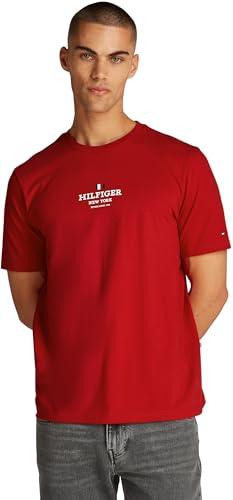 Tommy Hilfiger Herren T-Shirt Kurzarm mit Branding