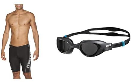 ARENA Herren Byor Evo Jammer, Black-Black-White, 6 EU & The One Anti-Fog Schwimmbrille Unisex für Erwachsene