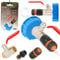 Kugelauslaufhahn Kugelventil Auslaufhahn Kugelhahn mit Drossel 1/2 Anschluss für Schnellkupplung 1/2 Schnellverbinder 1/2 IBC Container Tank Verbinder Adapter Deckel S60x6