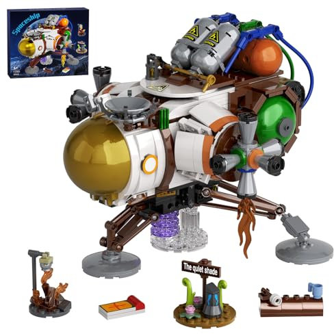 Millionspring Hearthian ship Building Block Set,Spaceship Buidling Kit Model Birthday for Fans,Adults,Kids,Boys,Girls (879PCS)