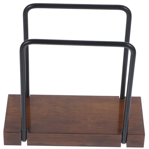 LALADEFIEE Serviettenhalter Vintage-holzständer Stilvoller Napkin Organizer Für Esstisch Tischdeko Für Küche Und Esszimmer Stabiler Serviettenständer Retro