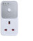 LVYXON 1 Outlet Portable Protector Power Strip, Electronic Voltage Protector, Automatic Refrigerator Voltage Protector Socket Switch Power Surge Protection(UK)