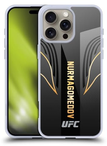 Head Case Designs Offizielle UFC Kampfausrüstung Khabib Nurmagomedov Soft Gel Handyhülle Hülle kompatibel mit Apple iPhone 16 Pro Max