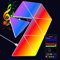 Dreieckiges RGB LED Panel - Großes Dreieck Gaming Wandleuchte Triangle Light Smart Panel Lichter Musik Sync Licht Panels Modular Lampe Gaming Geschenke für Gamer Room Deko (8 Pack Groß Dreieck)