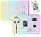 Weiß 2in1 einernes angelbrett (grand b), ein led-player, eine fensterentasche, ein knopf-programm, das die entschaltung steuert, ist in RGB (eine synchrochrome gerät), ein gerät (2)
