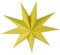 SpirWoRchlan 9-Pointed 12 Inch Paper Star Lanterns Christmas Hanging Lamp Paper Decorations Shade Wedding Birthday Christmas Home Party Decorations Yellow