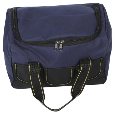 Hoement Werkzeug-aufbewahrungstasche Mit Breiter Öffnung Geräumig Für Bauwerkzeuge Organizer-tragetasche Aus Strapazierfähigem Oxford Elektriker Und Techniker