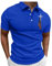 Deals of The Day Mens Press Stud Fastening Shirts Mens Non Iron Shirts Collarless White Shirt Red and Black Striped T Shirt Mens Casual Shirts Small Warehouse Clearance Bargains Sale