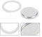 HomeVortex Silicone Rubber Replacement Gasket Seal 6 Sizes Availables for Coffee Espresso, Moka Stove Pot Top Various Sizes (3 cup+sieve)