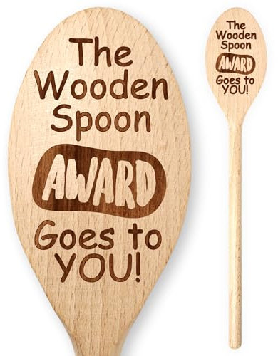 The Wooden Spoon Award Goes To You Pub Quiz Sports Day Last Place Golf Ruby Football Darts Competition Night Loser Game Booby Prize Trophy Medal Family Quizzes Funny Trivia Night Office Contests Loser