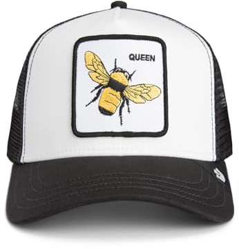 Goorin Bros. Kinder Trucker Cap The Queen Bee Mini Dust Void Schwarz Weiß, Size:OneSize