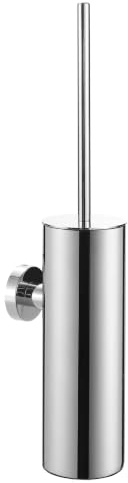 BVL Toilet Brush Wall Mounted Chrome-Plated Stainless Steel 304 Toilet Brush Wall Mounted Round for Bathroom