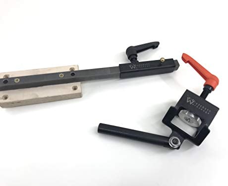 HW Wiedemann Röhrenschleifsystem für Fingernagelschliff, verwendbar bis 35mm Breite Röhren, Drechsler drechseln, Woodturner Woodturning