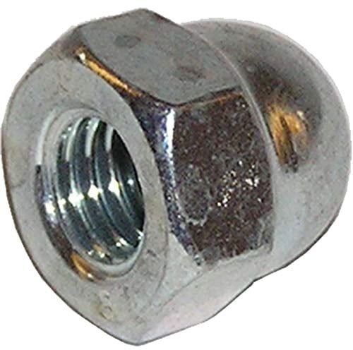 Dresselhaus - Tuerca de sombrerete (forma alta, 10 mm, galvanizada y cincada, 100 unidades)